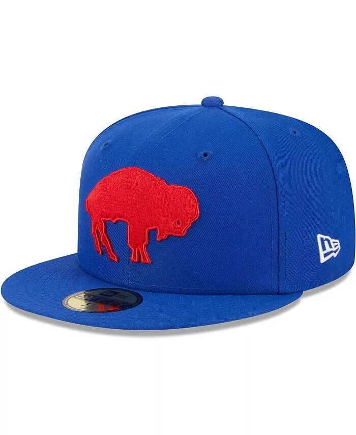 

Мужская приталенная шляпа Royal Buffalo Bills Throwback 59FIFTY New Era, синий