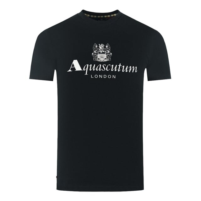 

Футболка с логотипом London Aldis Aquascutum, черный