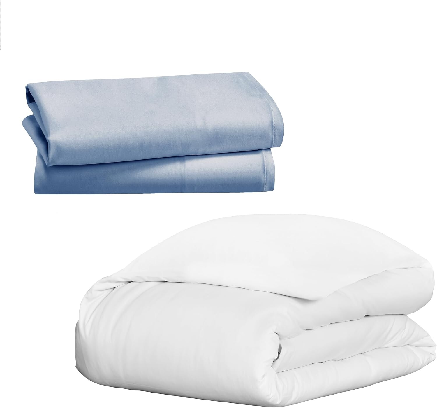 

Пододеяльник размера King Size California Design Den (белый) с 2 наволочками (синяя гортензия) в комплекте — роскошный пододеяльник из 100% сатина из 100% хлопка плотностью 400 нитей и мягкие сатиновые наволочки из 100% хлопка
