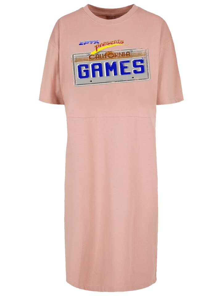 

Короткое платье F4NT4STIC Oversized Kleid CALIFORNIA GAMES, цвет duskrose