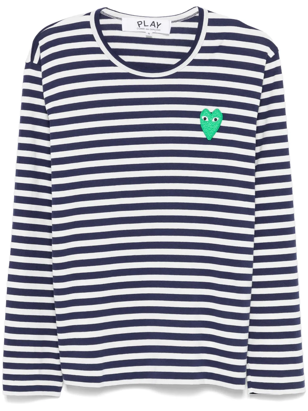 

Футболка с нашивкой Comme Des Garçons Play, синий