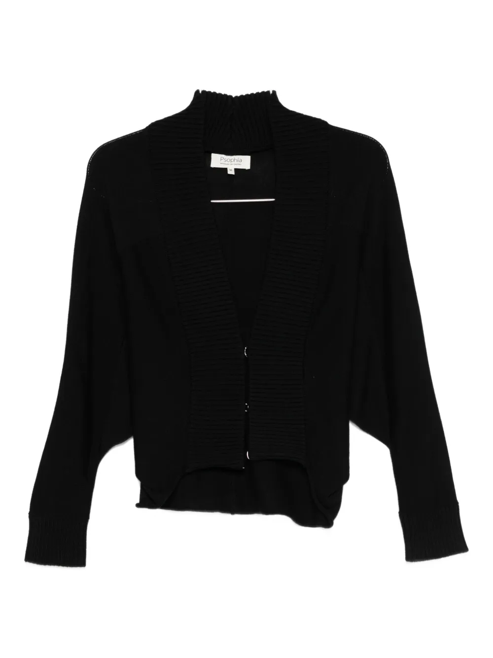 

Кардиган в рубчик на пуговицах Psophia, черный