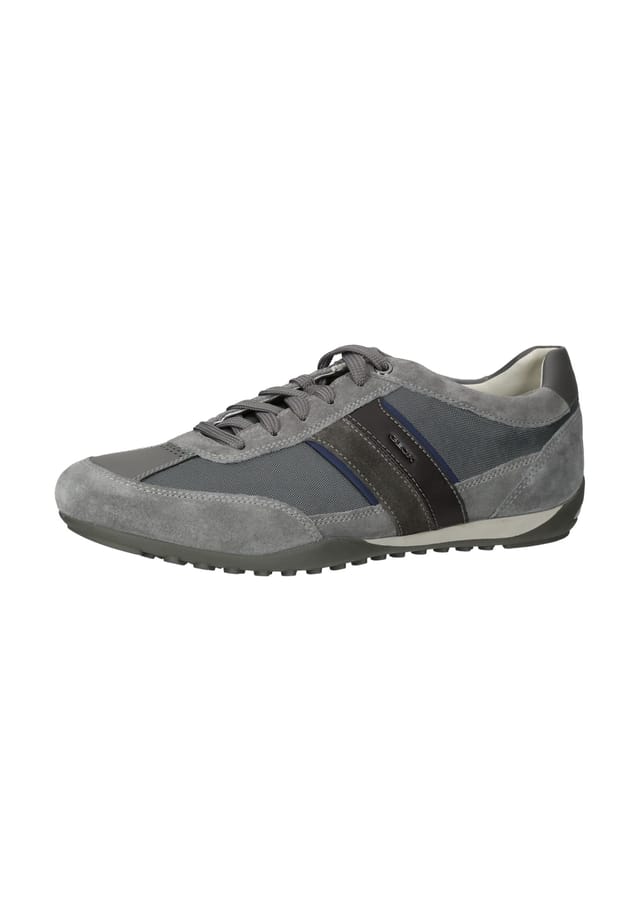 

Кроссовки из замши/текстиля Geox, серый