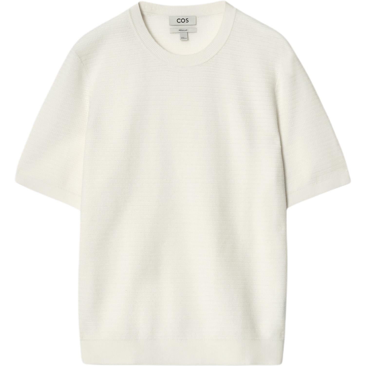 

COS Футболка мужская экрю, Белый, COS Футболка мужская экрю