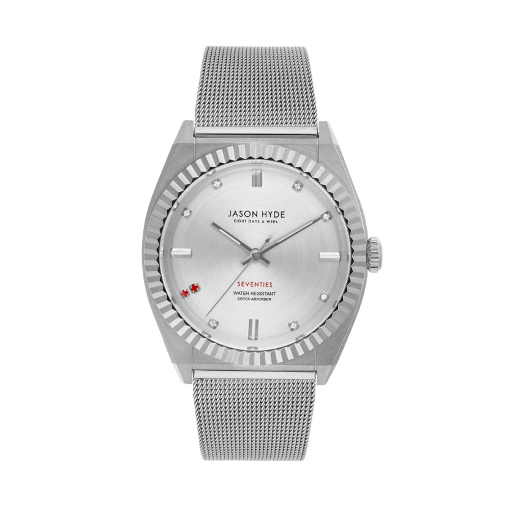 

Серые текстильные часы Jason Markk
