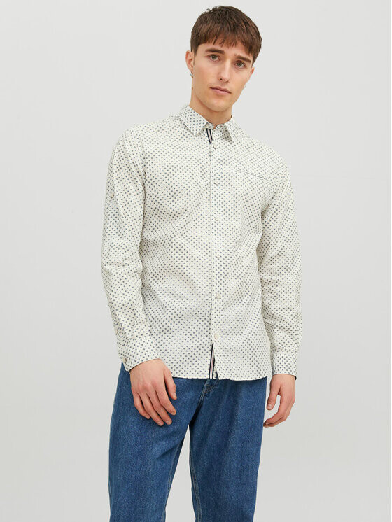 

Рубашка узкого кроя Jack&Jones, белый