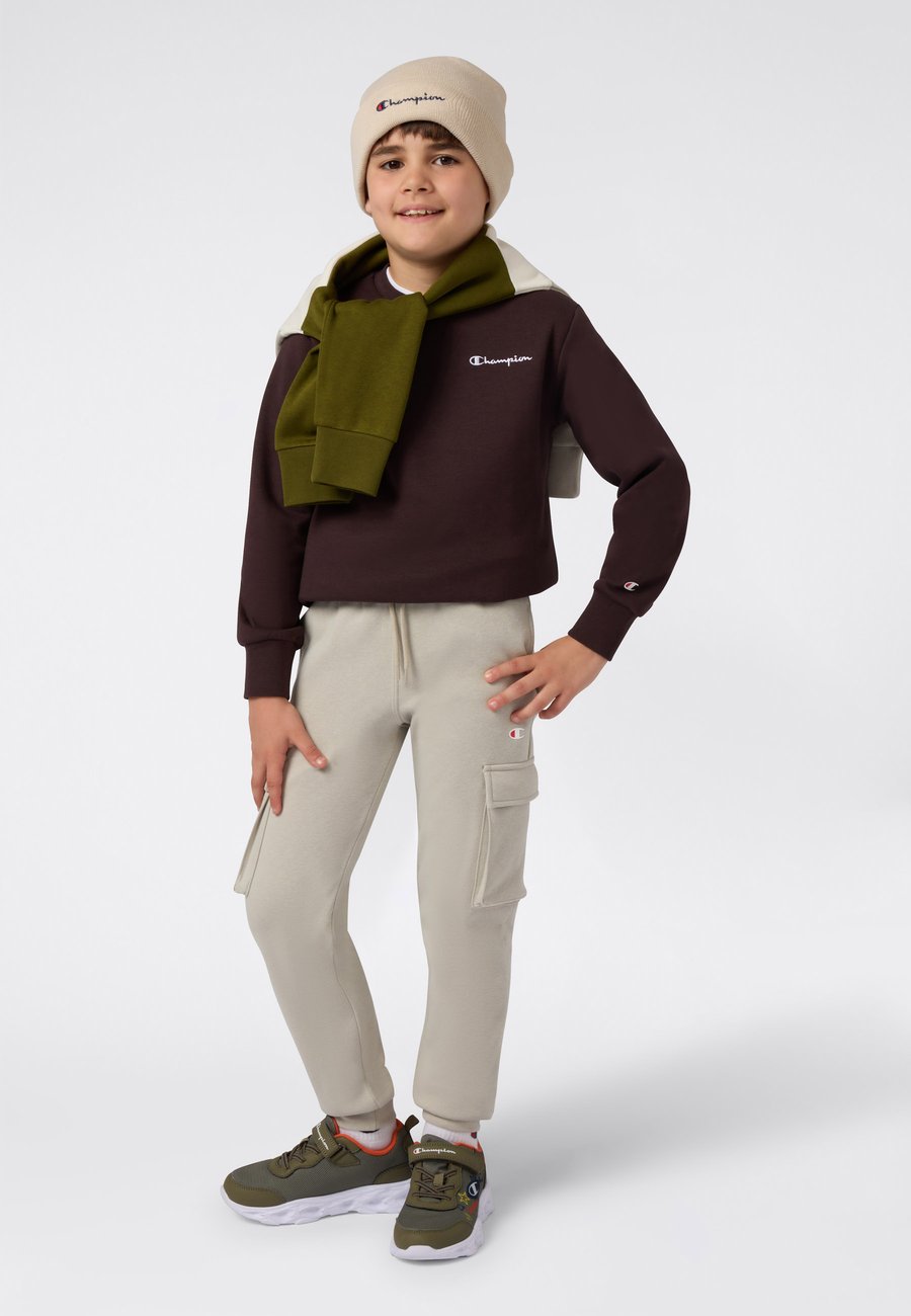 Толстовка Champion ICONS CREW NECK , Chocolate Ganache/Bordeaux — фото 2