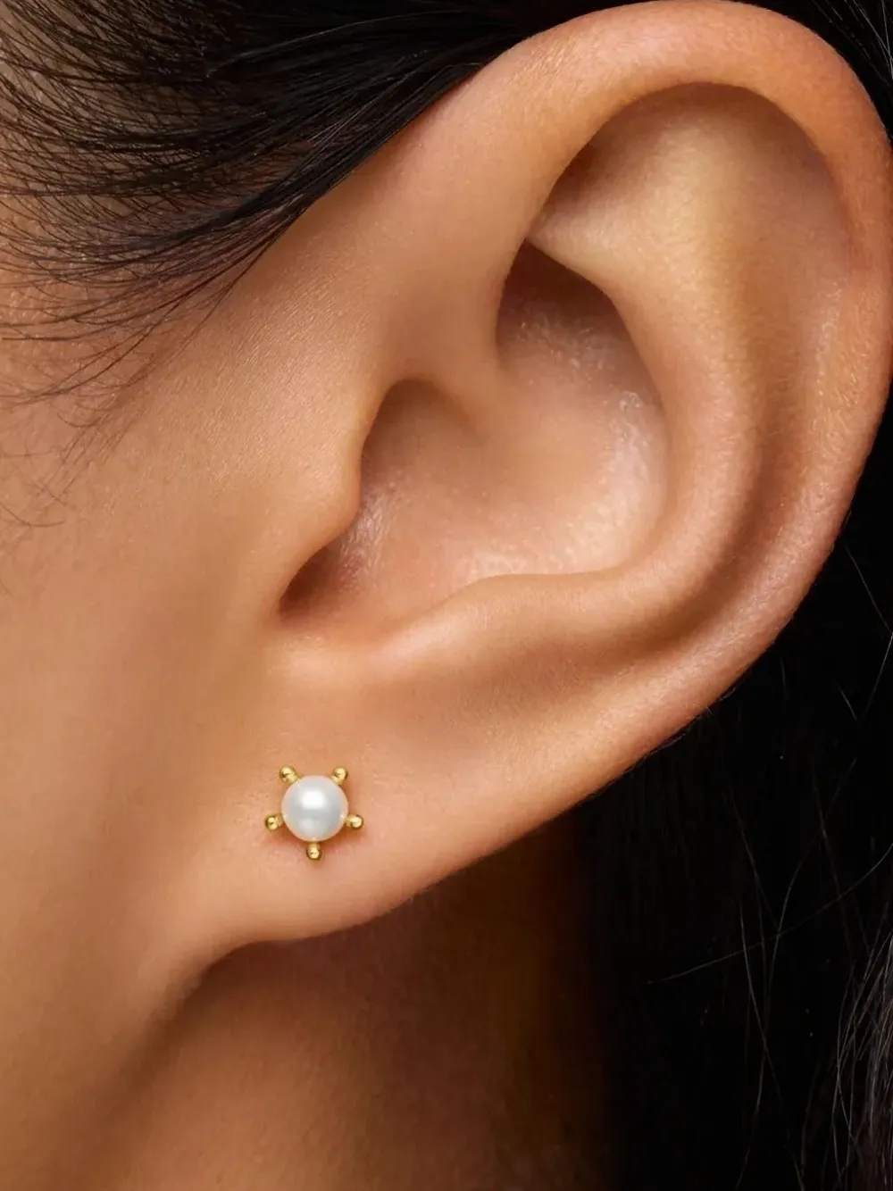 

Серьги Garden из желтого золота с жемчугом Tous, золотистый