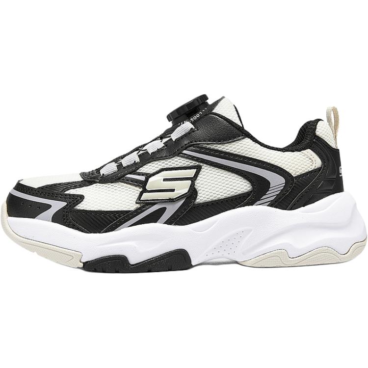 

Skechers Kids Детские кроссовки с противоскользящим покрытием, низкие, для повседневной носки, черные/серые