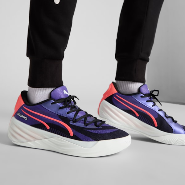 Мужские баскетбольные кроссовки All-Pro Nitro Puma, фиолетовый — фото 2