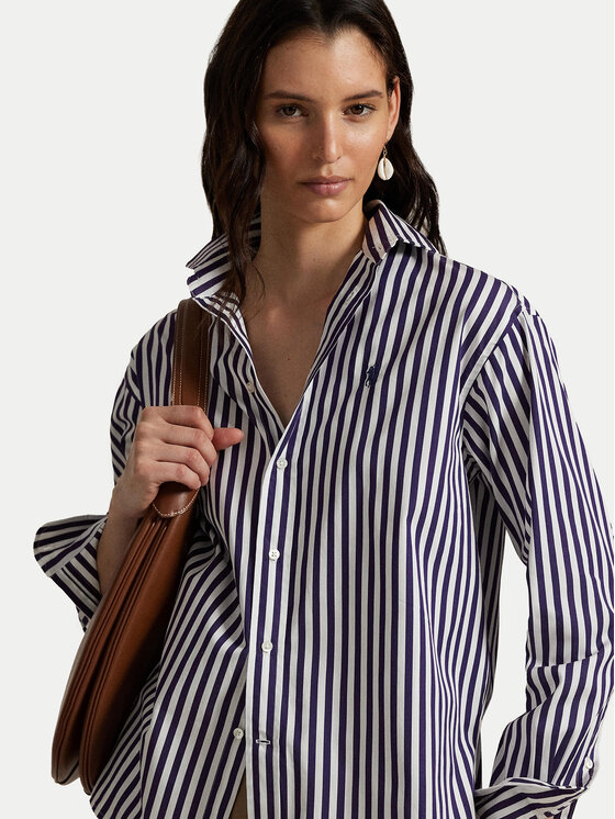 Рубашка regular fit 211910743030 Polo Ralph Lauren, фиолетовый — фото 4