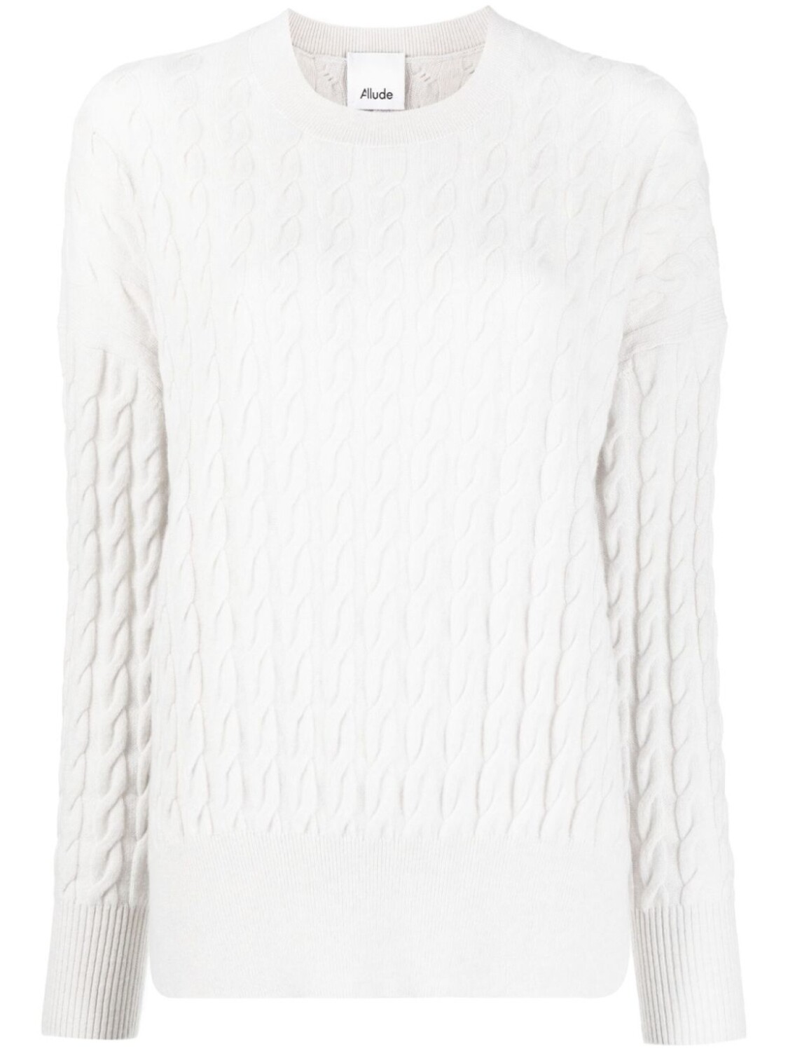 

Allude джемпер фактурной вязки, нейтральный цвет