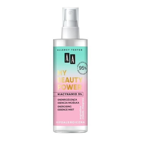 

Ниацинамид 2,5% Энергизирующая эссенция-спрей для лица 100 мл AA My Beauty Power