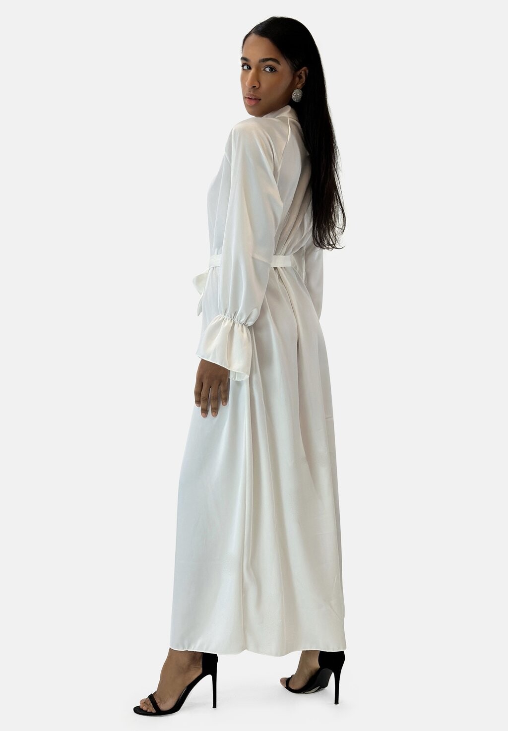 

Платье макси Abaya Elara, белое