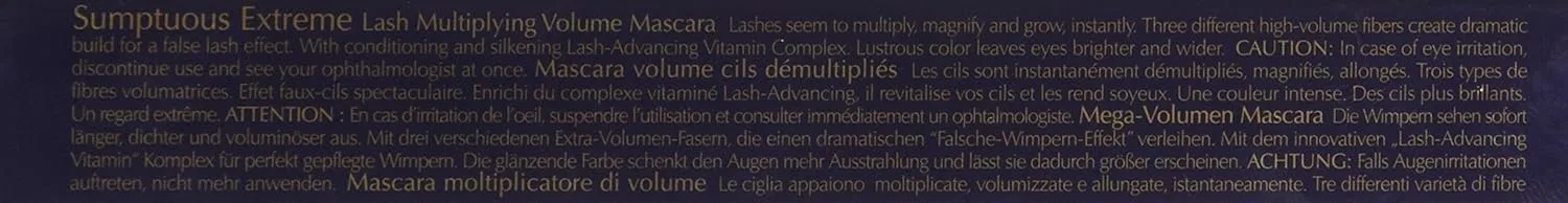 Тушь для ресниц «SUMPTUOUS EXTREME 01 black» 8 мл Estee Lauder — фото 3