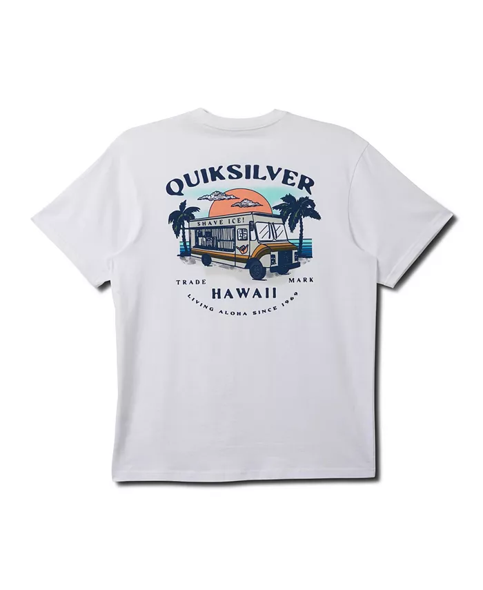 

Мужская футболка с коротким рукавом Hi Shave Ice Quiksilver, белый