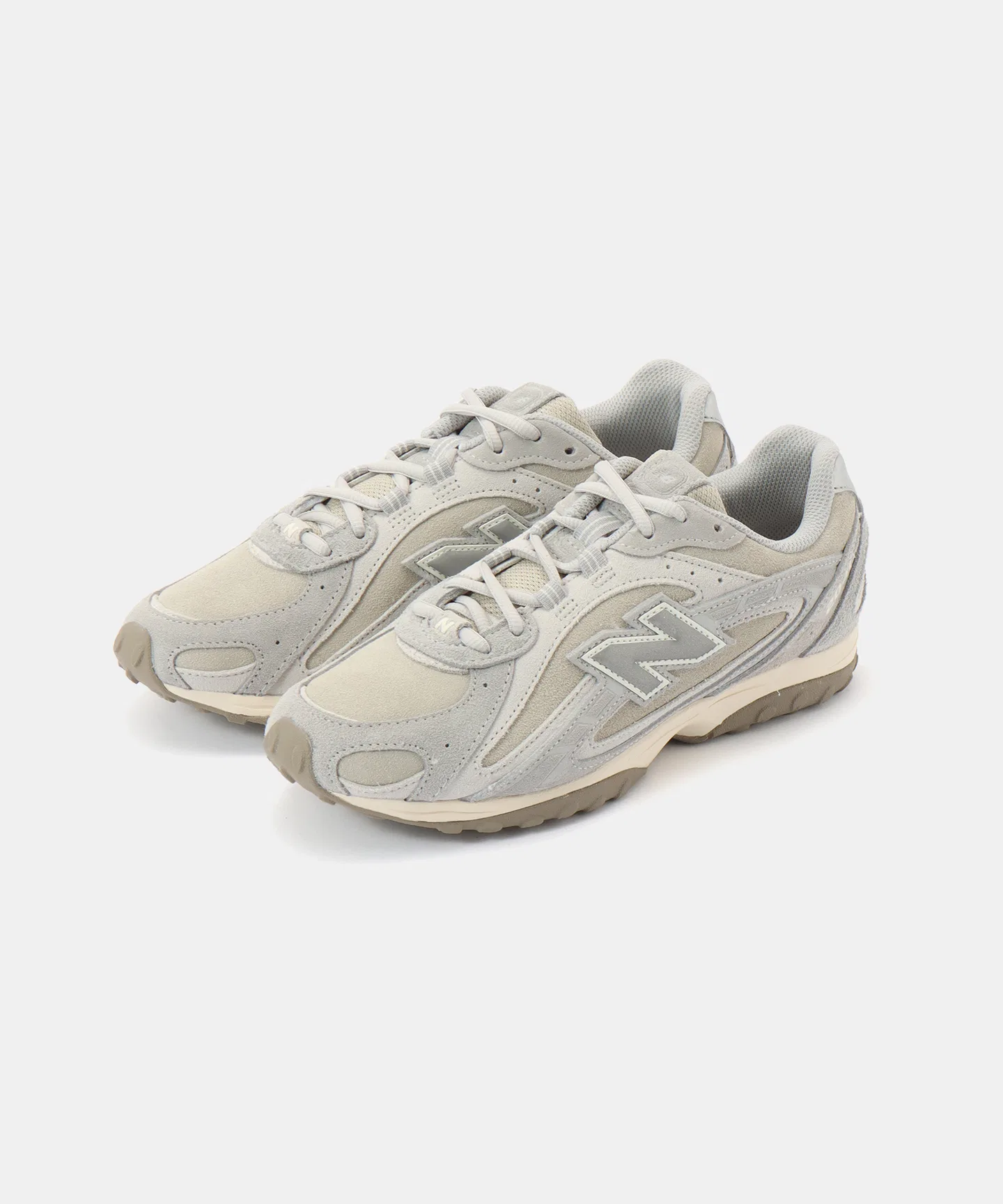 Унисекс кроссовки из натуральной кожи New Balance U204L серые — фото 2