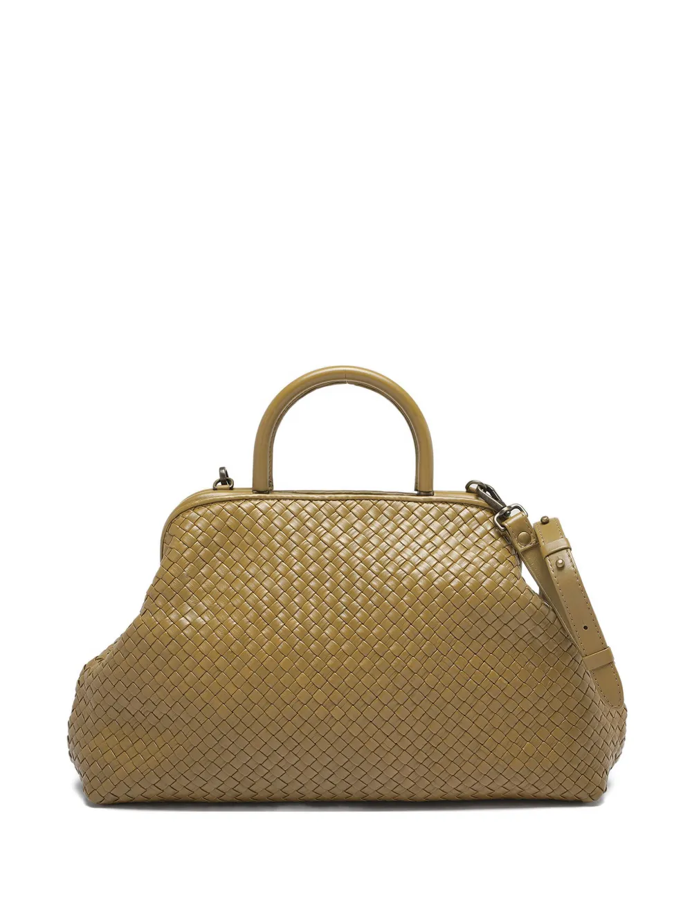 

Плетеная сумка Helen с верхней ручкой через плечо Officine Creative, желтый