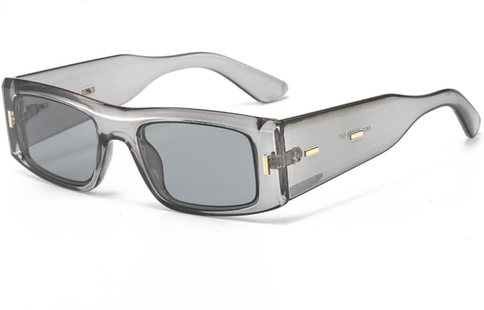 

Солнцезащитные очки MUTYNE в винтажном квадратном стиле с контрастными цветами, женские, с защитой от УФ-излучения UV400, модные, с леопардовым принтом, мужские, в стиле панк, Clear Grey