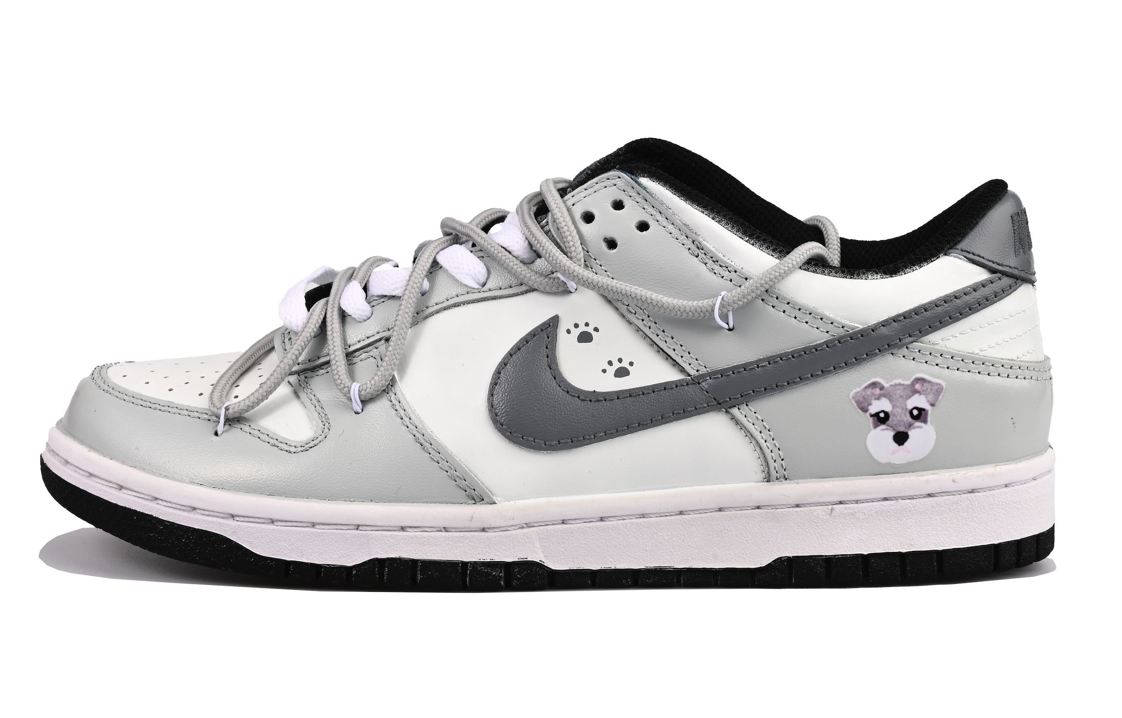 

Dunk Kids' Skateboarding Shoes Unisex Nike, серый