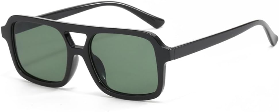 

Защитные очки для активного отдыха на открытом воздухе, солнцезащитные очки Beam, персонализированные солнцезащитные очки в маленькой оправе в стиле ретро для женщин HHZZYVY, Black Green