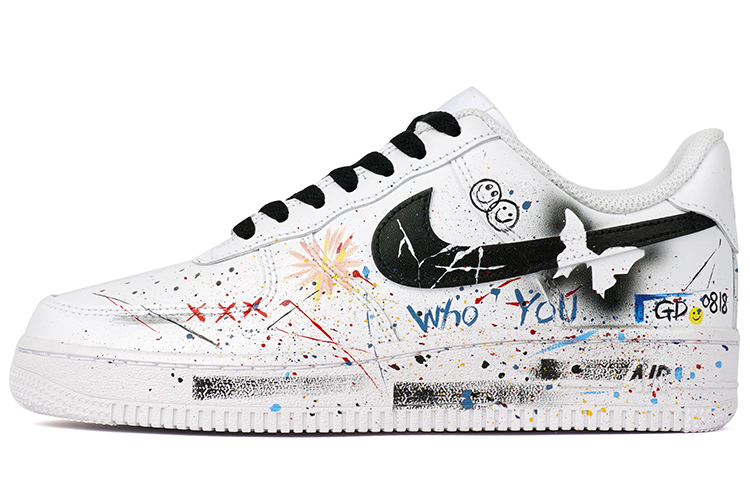 

Nike Кроссовки для скейтбординга Air Force 1 07 мужские, черно-белые