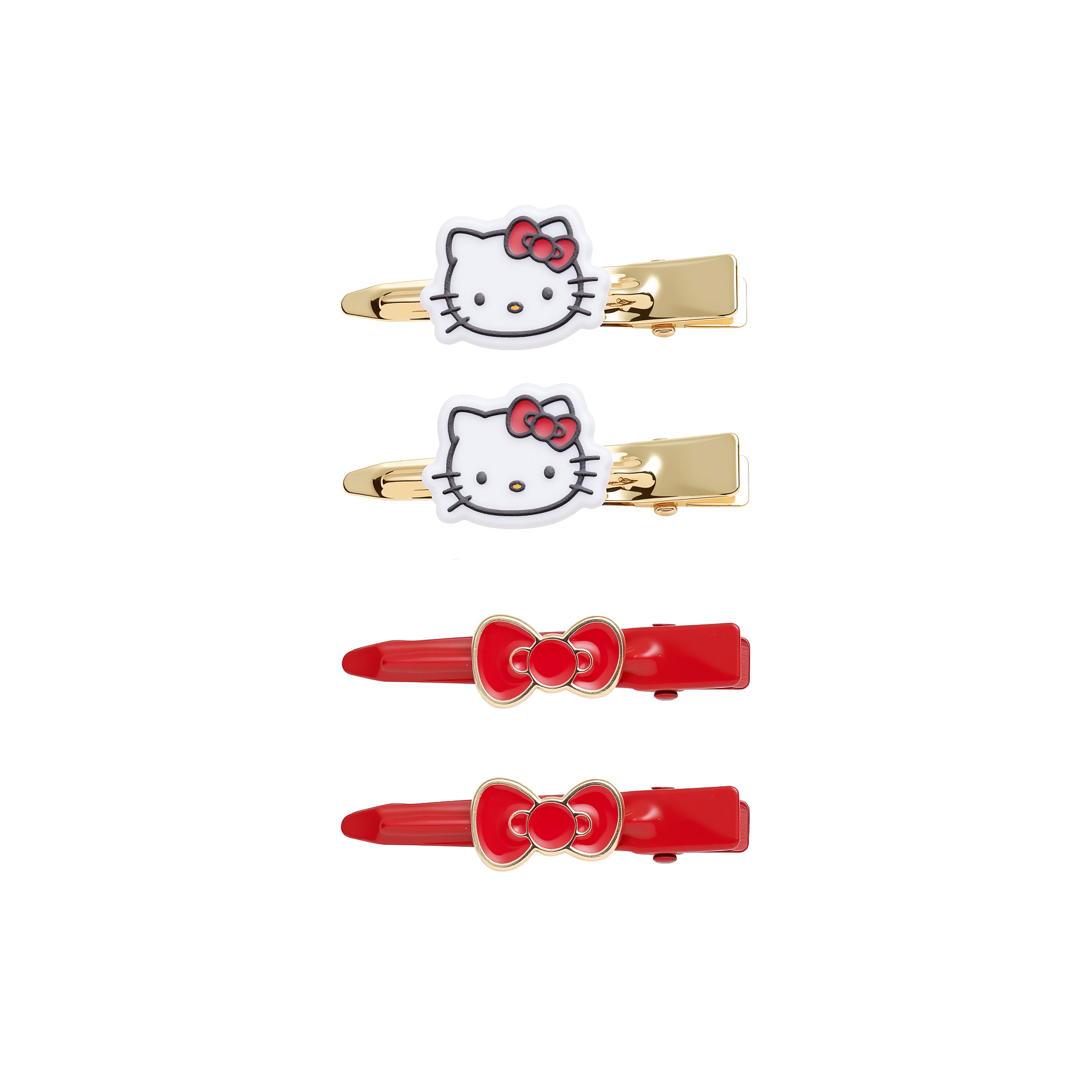 

Заколка для волос Alloy Women's Hello Kitty Sanrio, hello kitty hair clip four-piece set