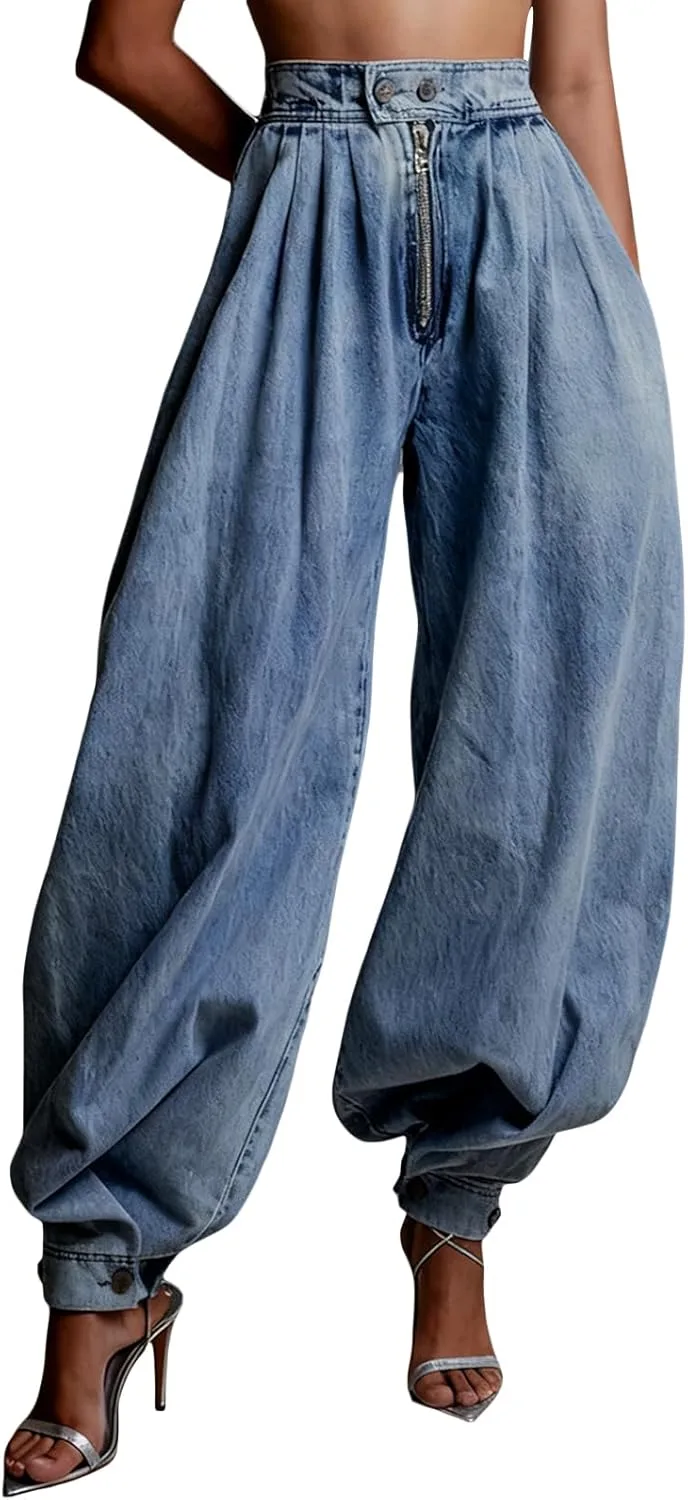 

Женские джинсы Vintage Bell Bottom - высокий пояс, расклешенные, 90s Y2K LuminaSustain