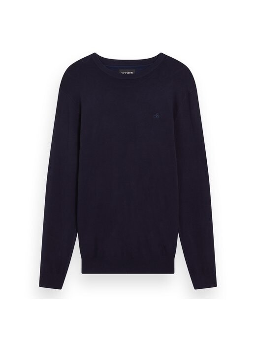 

Вязаный свитер Scotch & Soda, синий
