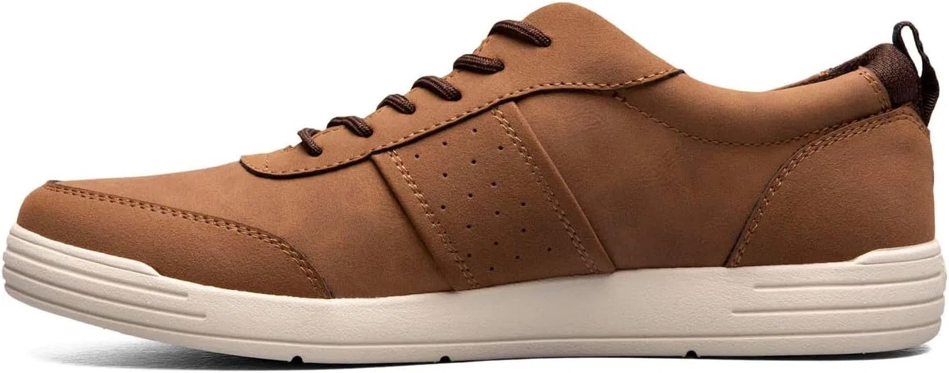 Мужские спортивные кроссовки Nunn Bush Kore City Walk Court U-bal Athletic Casual Trainers на шнуровке Oxford, Light Brown — фото 4