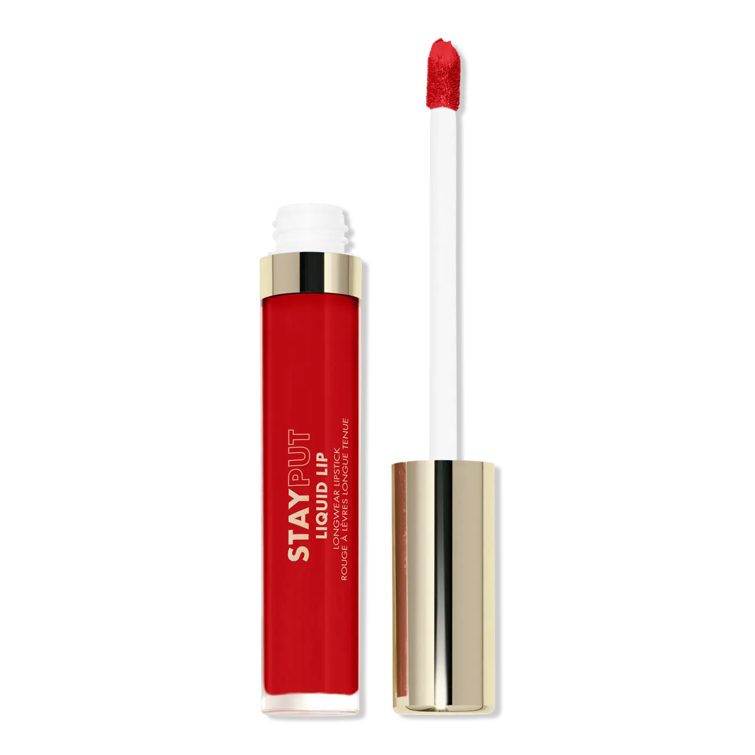 

Стойкая жидкая помада Stay Put Milani, Red Flag (siren red)