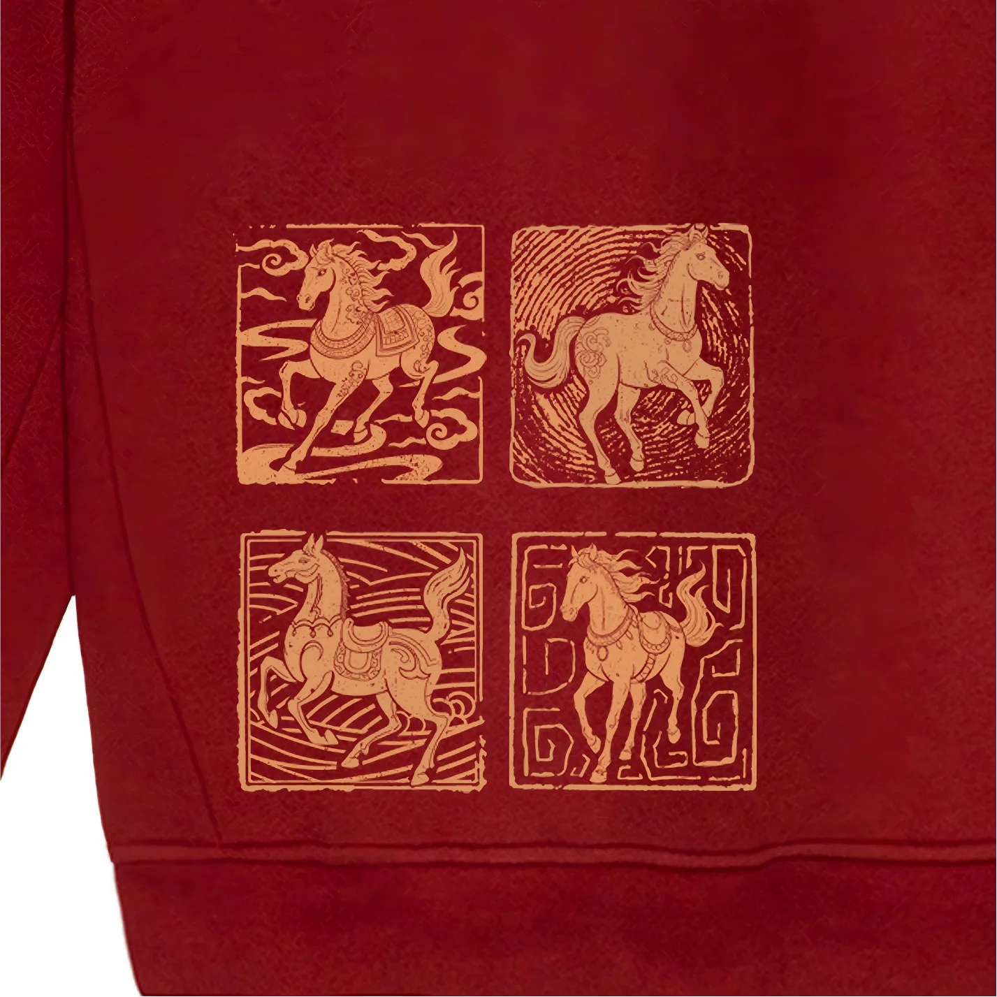 Толстовка Arc'teryx Emblem Unisex Arcteryx, bordeaux красный/bordeaux — фото 3