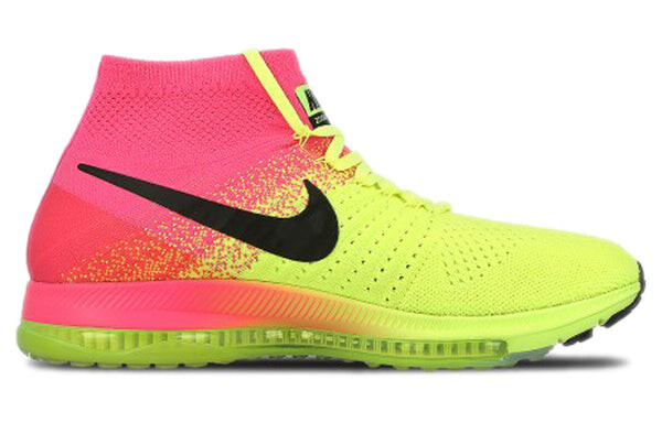 Кроссовки zoom all out flyknit oc Nike, желтый — фото 2