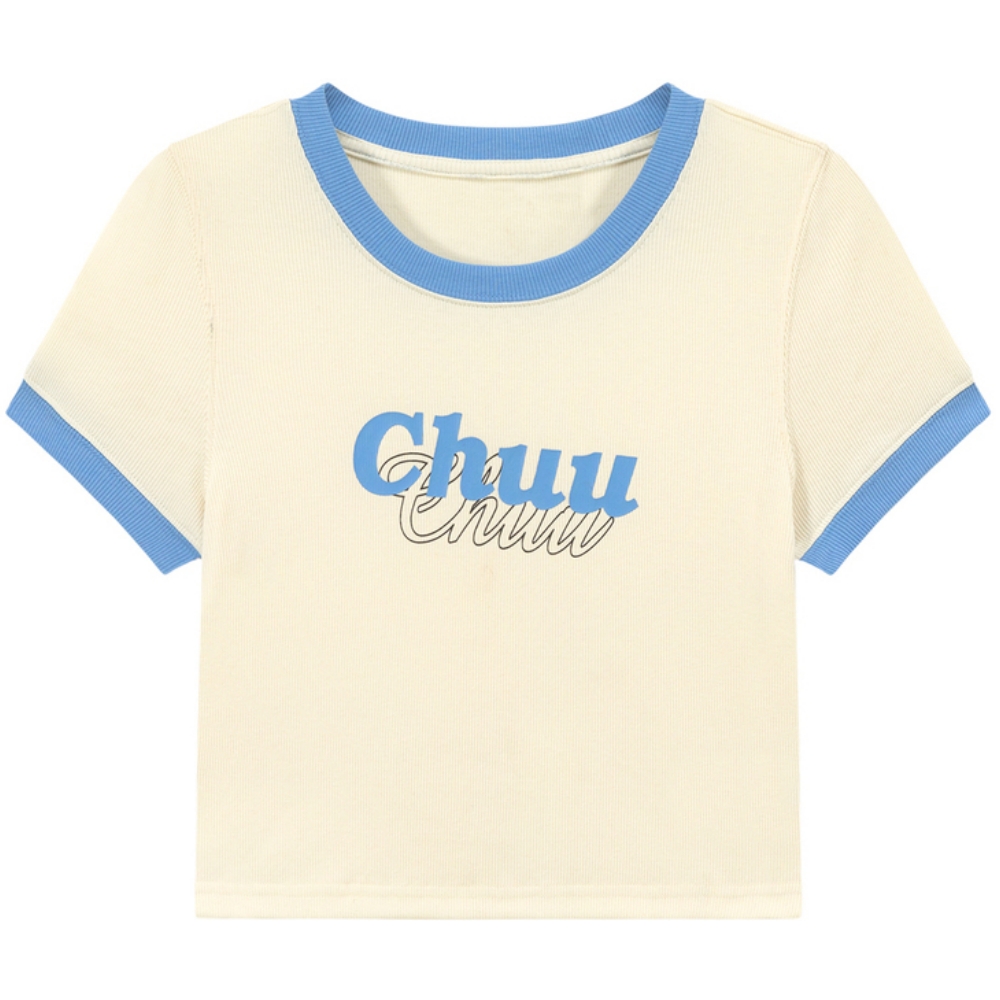 

Футболка женская CHUU, White-U-Neck Style