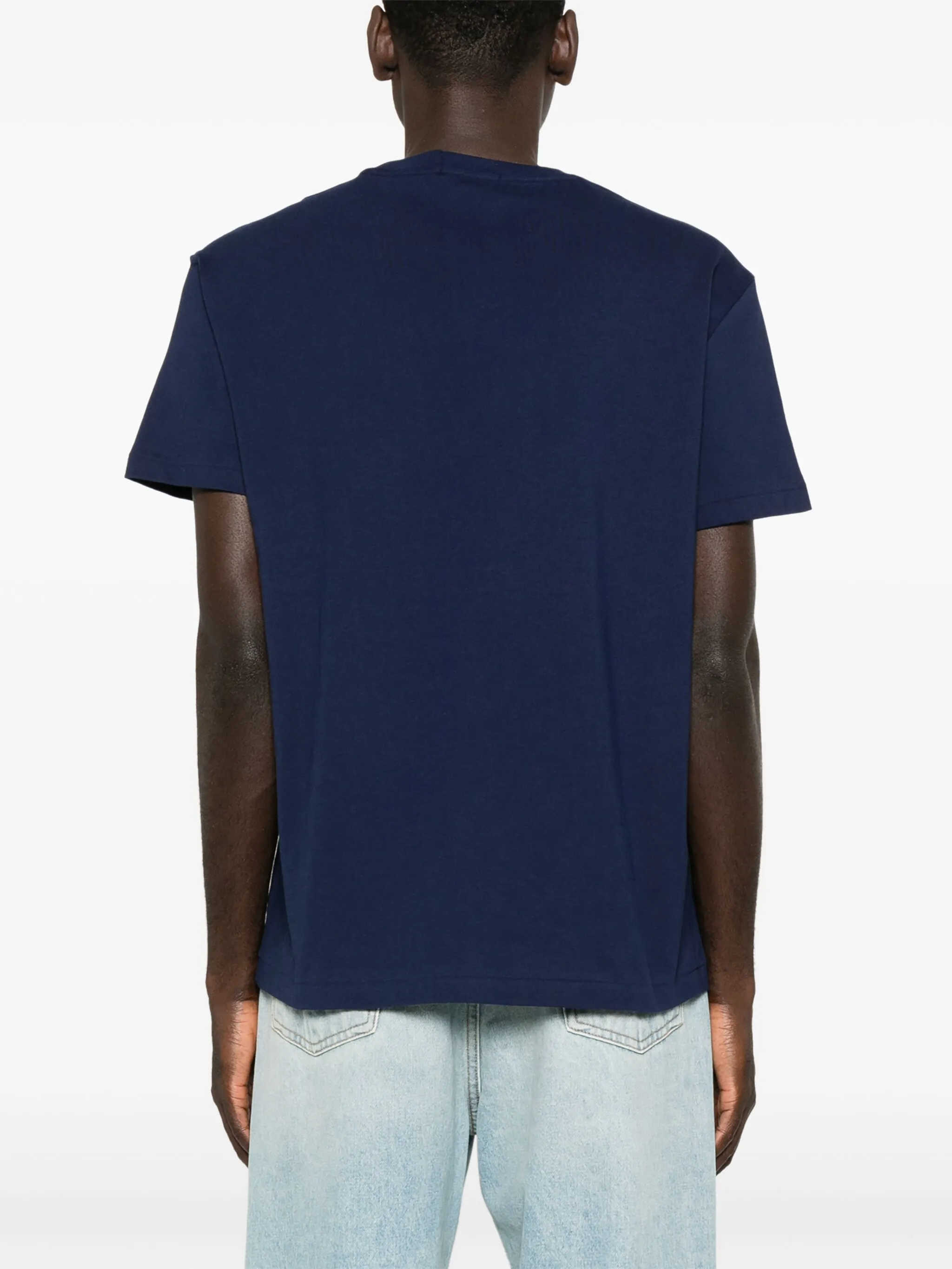Футболка Bear Polo Ralph Lauren, синий — фото 4