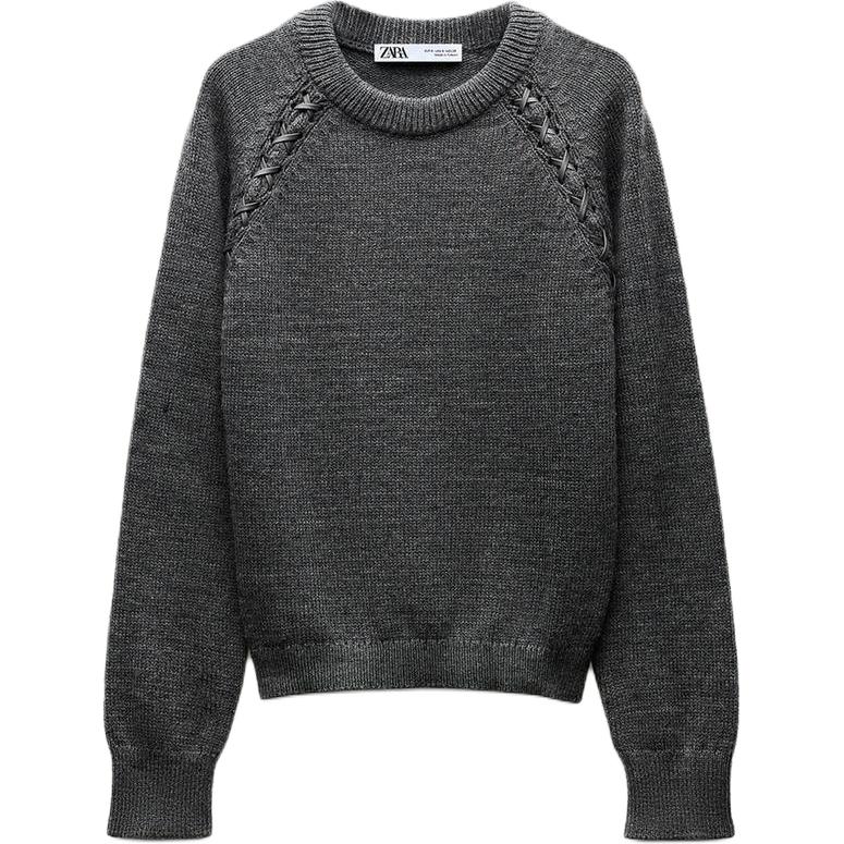 

Свитер женские серые ZARA, серый