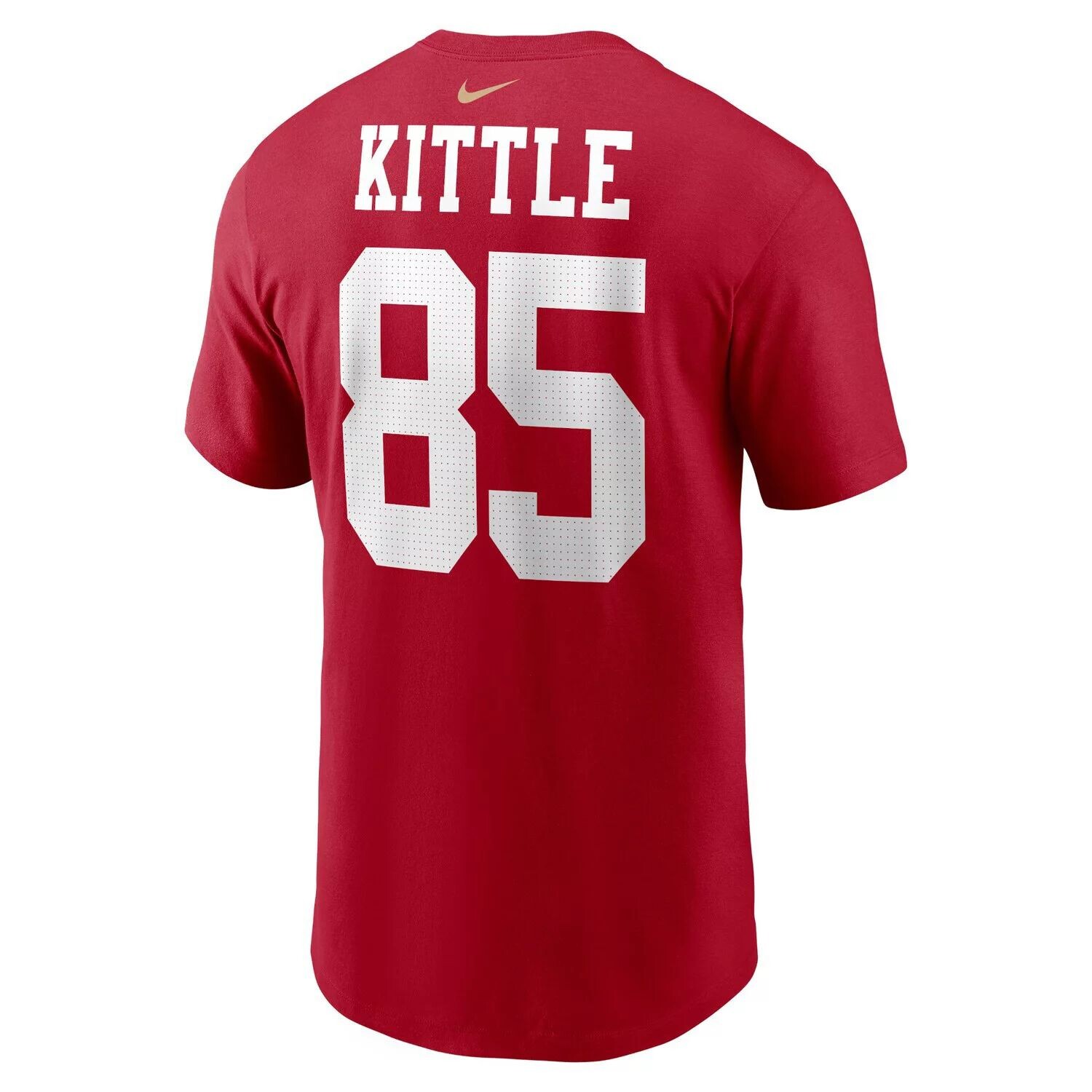 Мужская футболка George Kittle Scarlet San Francisco 49ers с именем и номером игрока Nike — фото 3