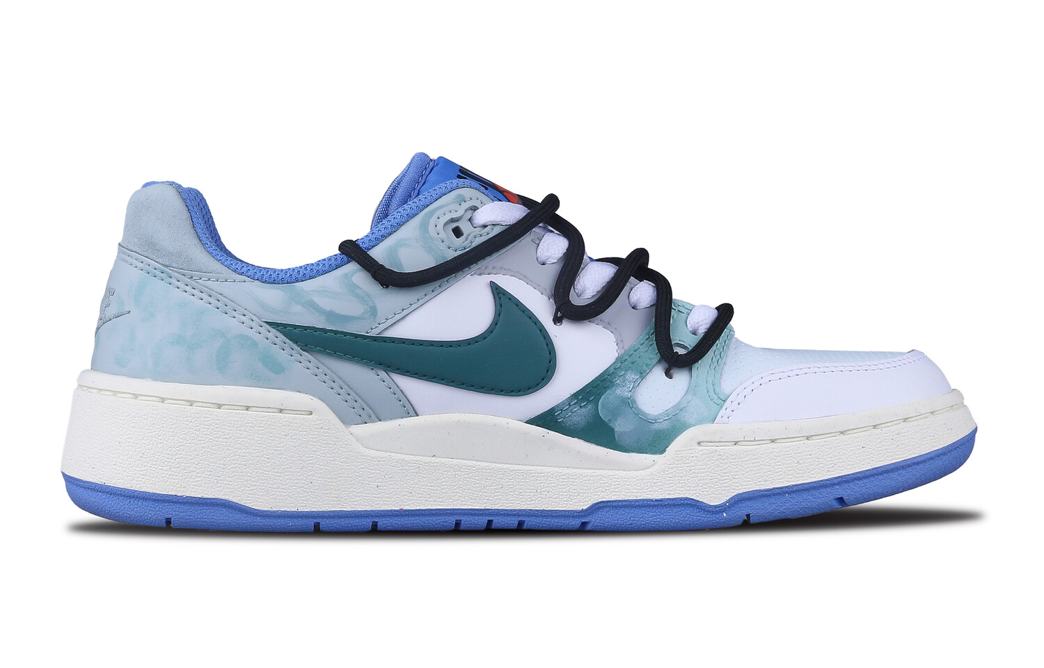

Кроссовки Nike Full Force Skateboarding Shoes Men Low-top White/Green/Blue, цвет Jasper