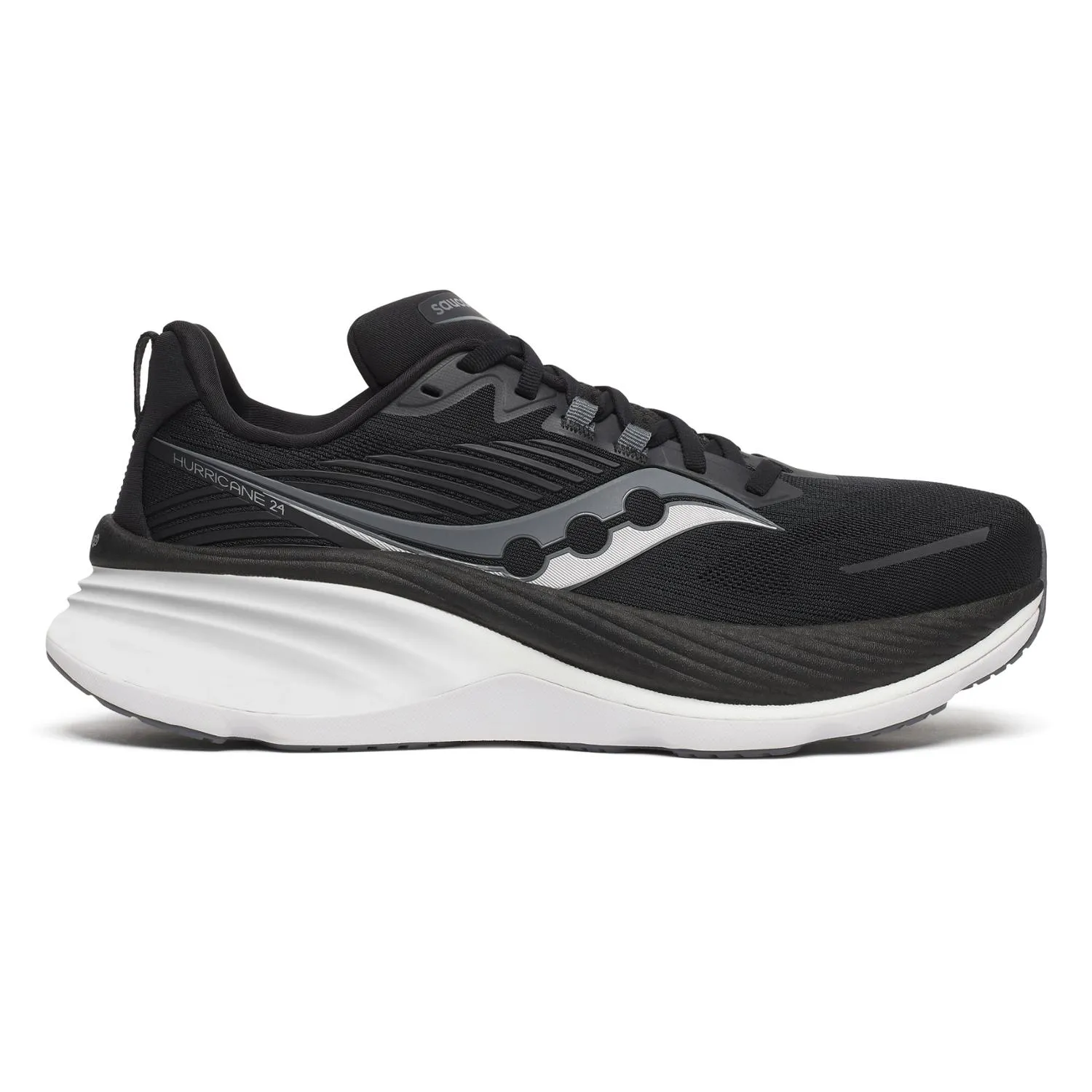 

Беговые кроссовки Hurricane 24 для мужчин Saucony, Black/Carbon