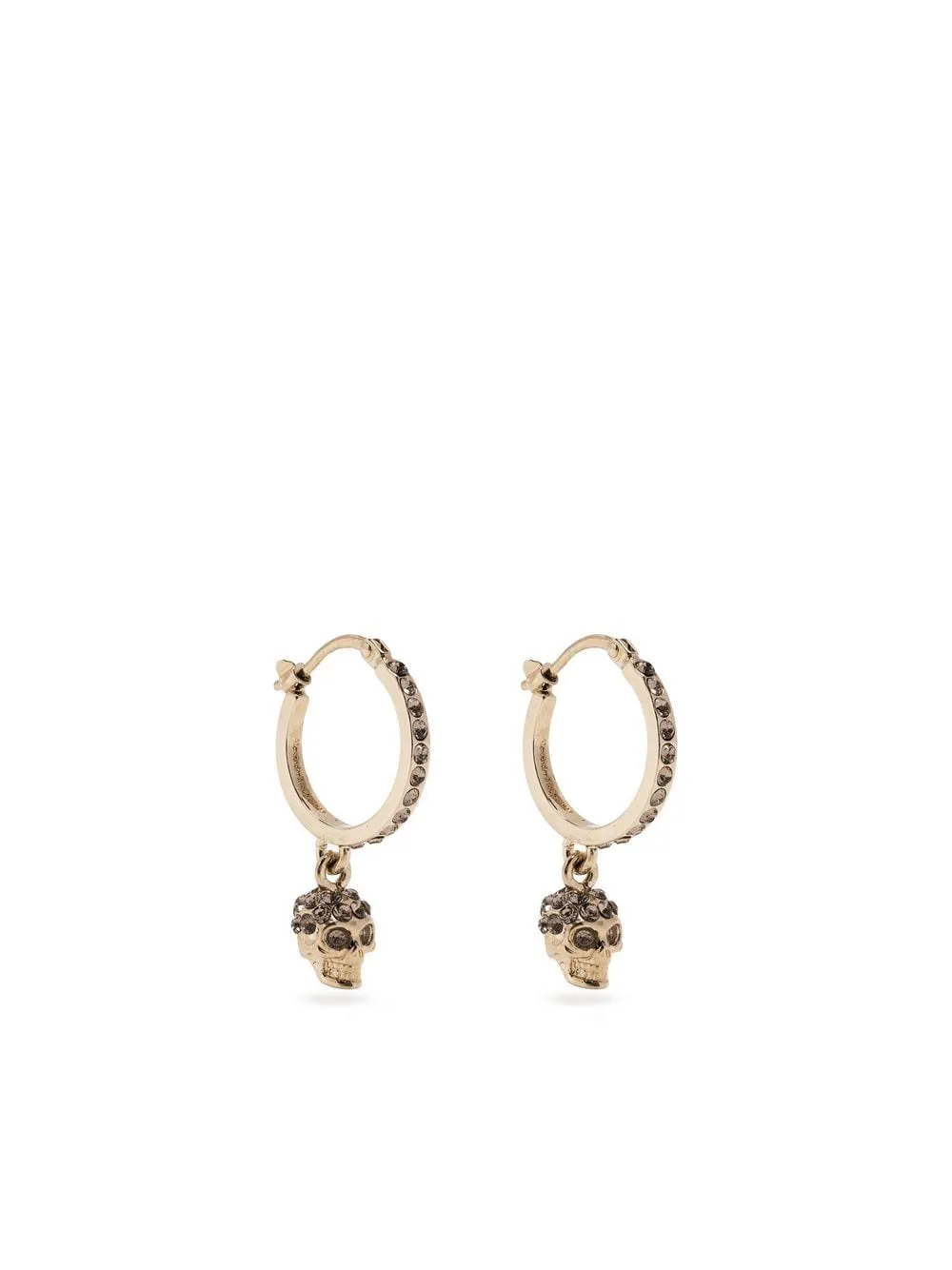 

Серьги с бриллиантами Alexander McQueen, металлик