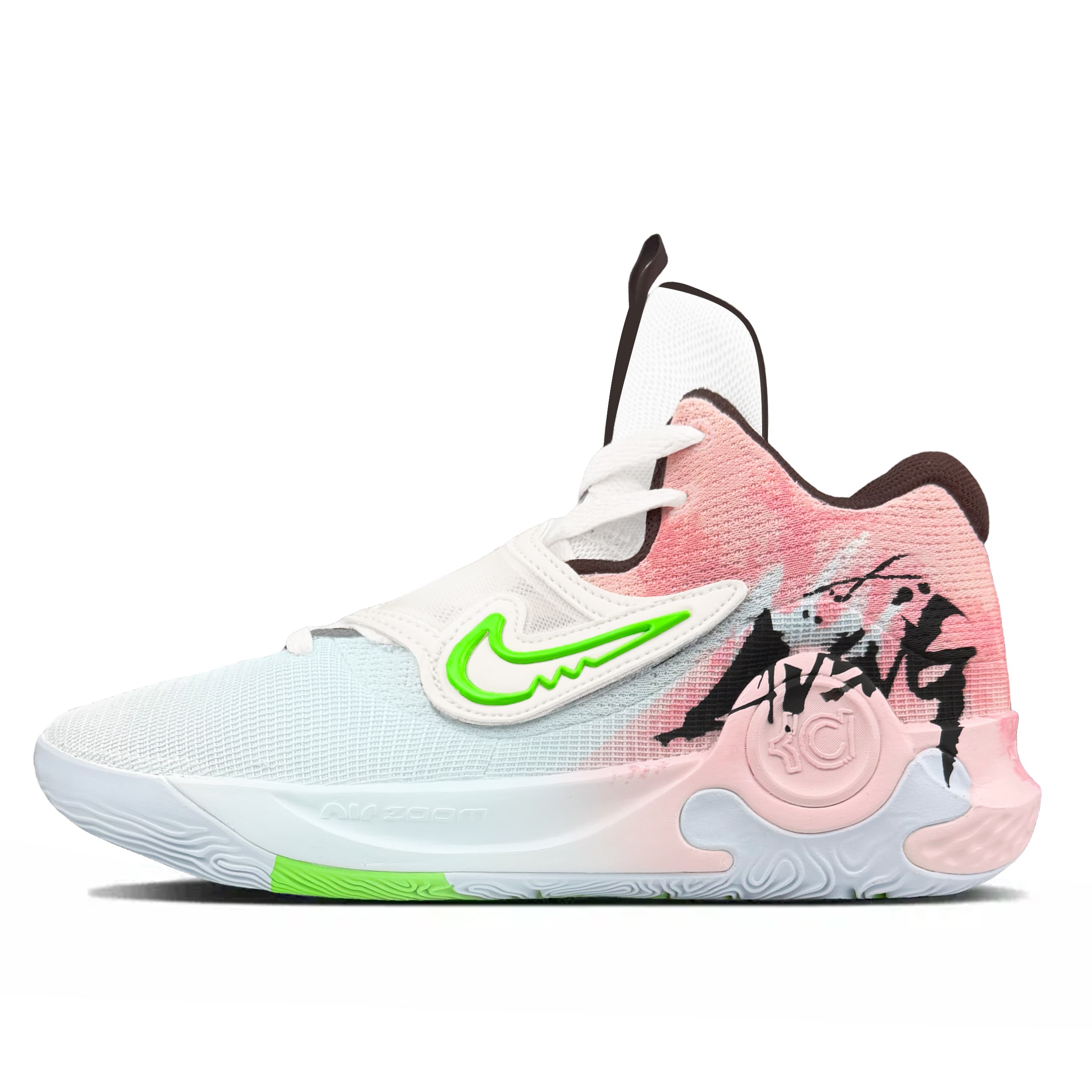

Nike Баскетбольные кроссовки KD Trey 5 X с низким верхом, устойчивые к истиранию, мужские, сине-розовые