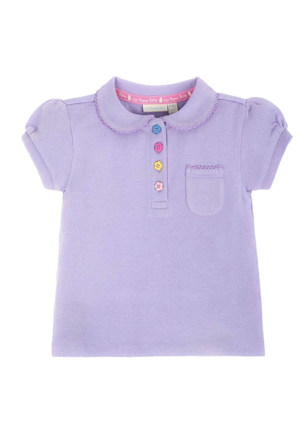 

Рубашка-поло Pretty Standard JoJo Maman Bébé, цвет lilac