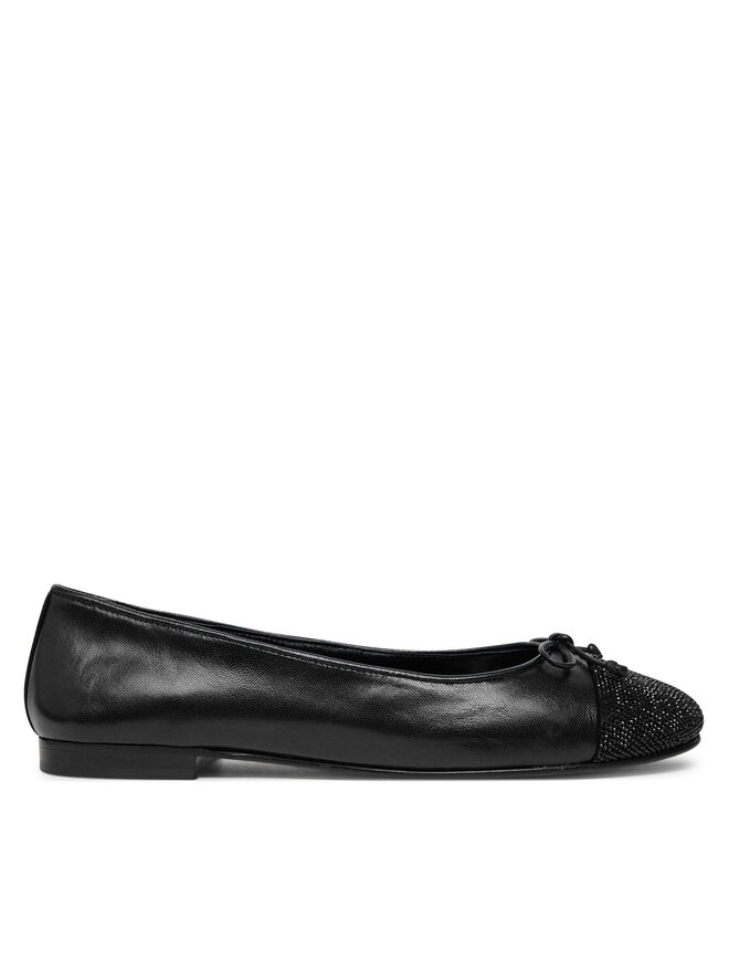 Балетки Tory Burch Cap-Toe Pave Ballet 166214, черный