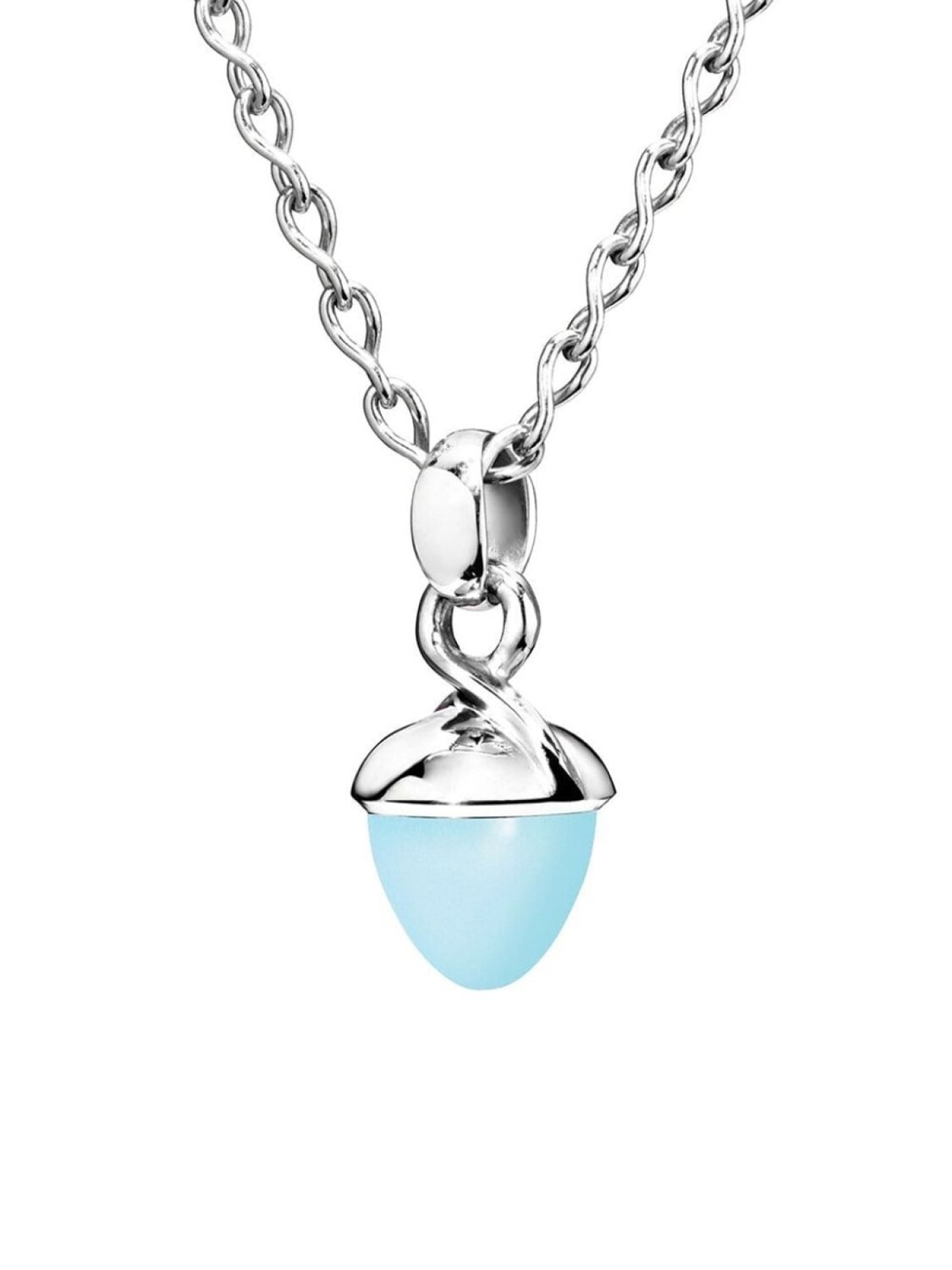 

Колье Aqua Chalcedony Flamenco из белого золота TAMARA COMOLLI, белый