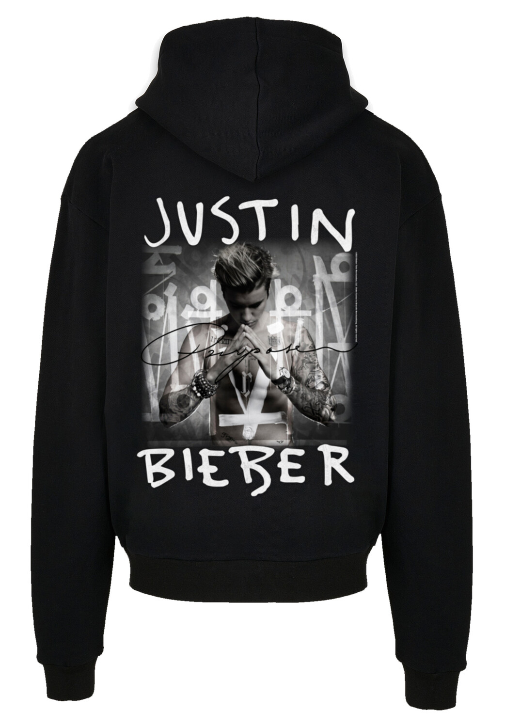 

Пуловер F4NT4STIC Ultra Heavy Hoodie Justin Bieber Purpose Album Cover, черный