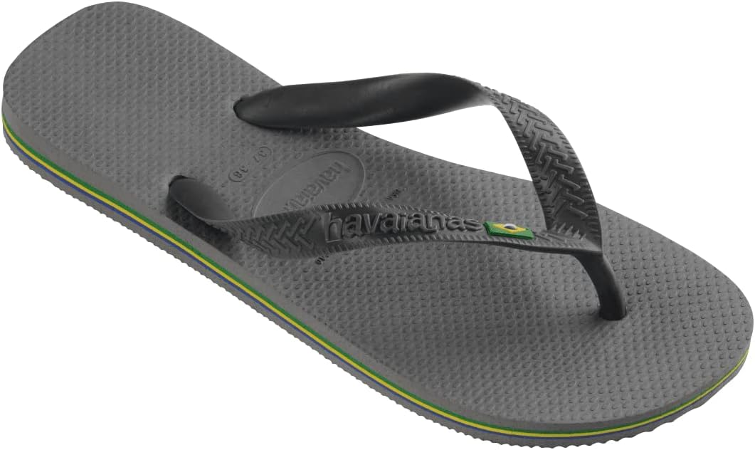Мужские вьетнамки Havaianas Brazil, серый — фото 2