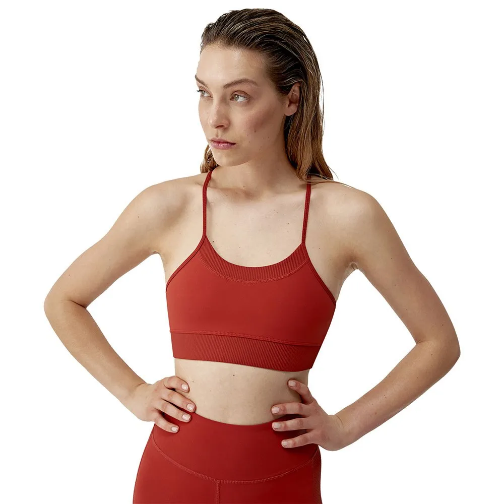 

Спортивный топ Born Living Yoga Marali medium support, оранжевый