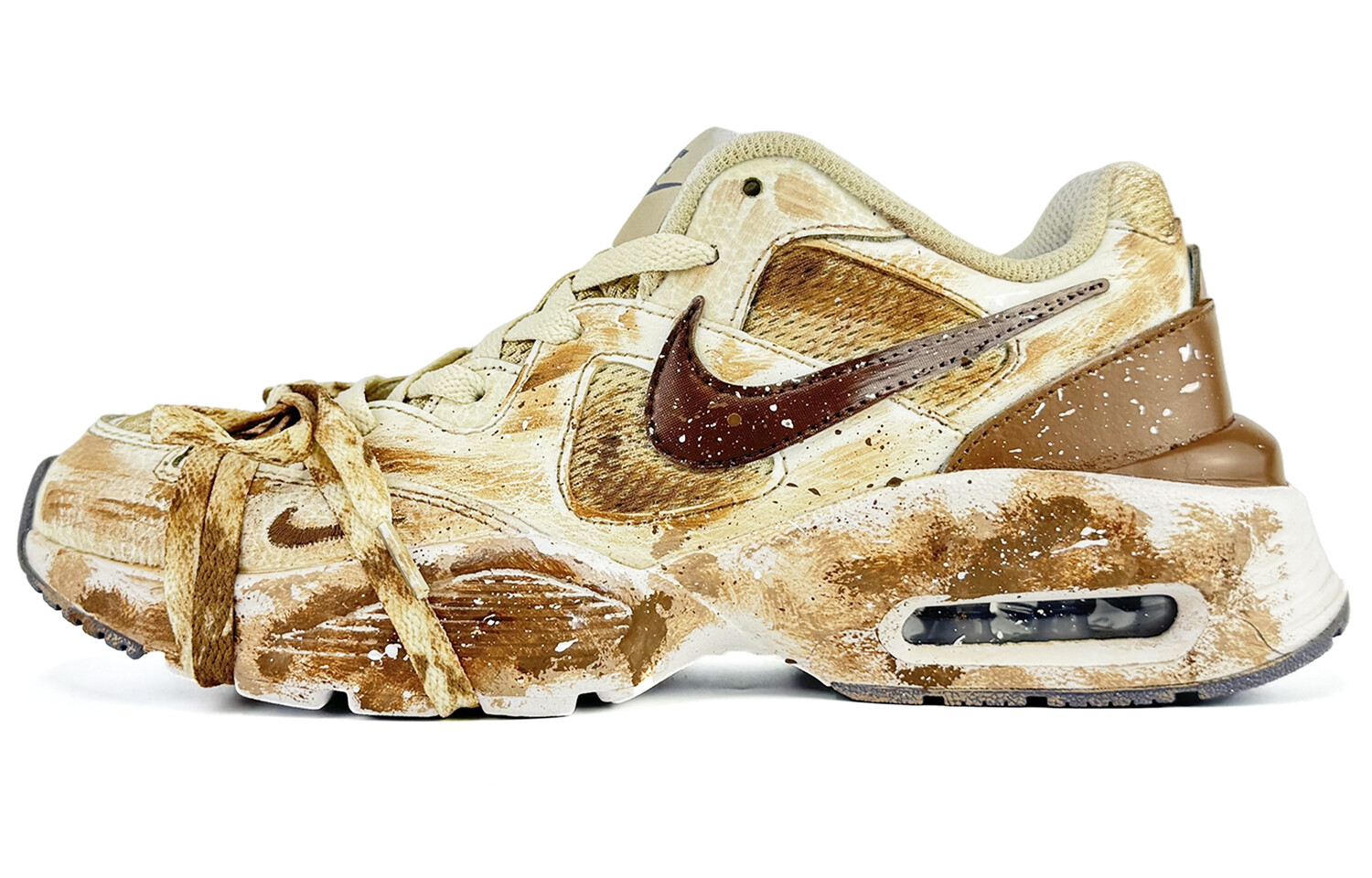 

Кроссовки Air Max Fusion женские с низким верхом коричневый Nike