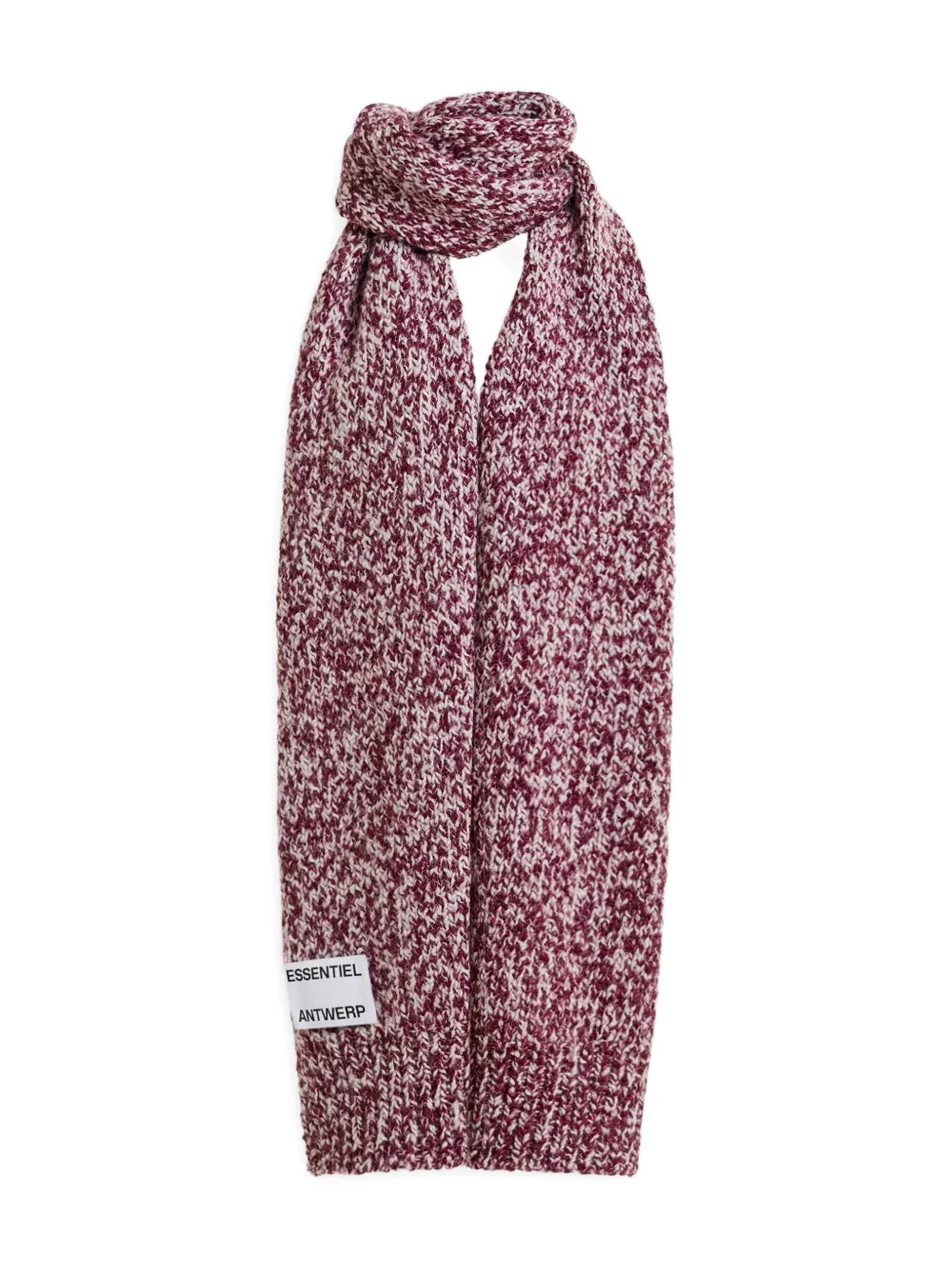 

Вязаный шарф с меланжевым эффектом Essentiel Antwerp, красный