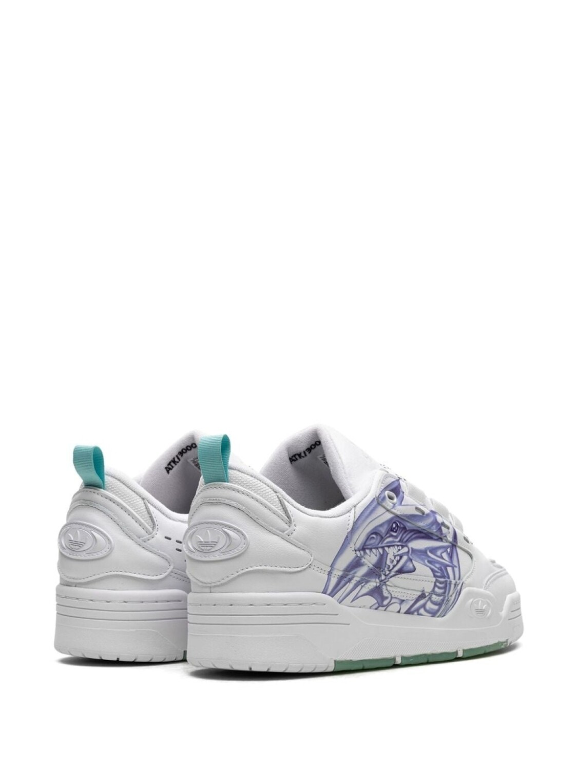 adidas кроссовки ADI2000 Blue Eyes из коллаборации с Yu-Gi-Oh, белый — фото 3